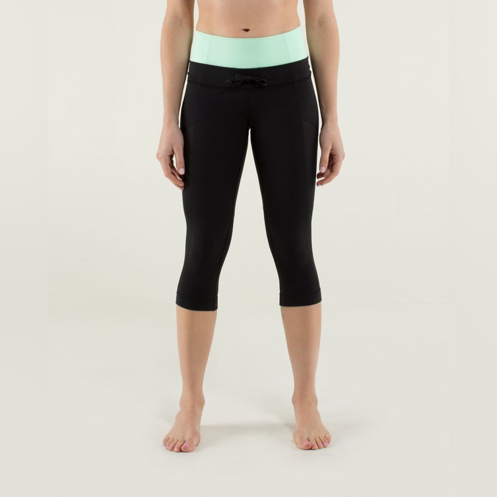 Lululemon Bhakti Yoga Crop 4 Fresh Teal